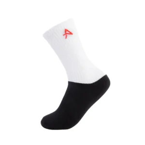 White-Top Mid-Length Socks