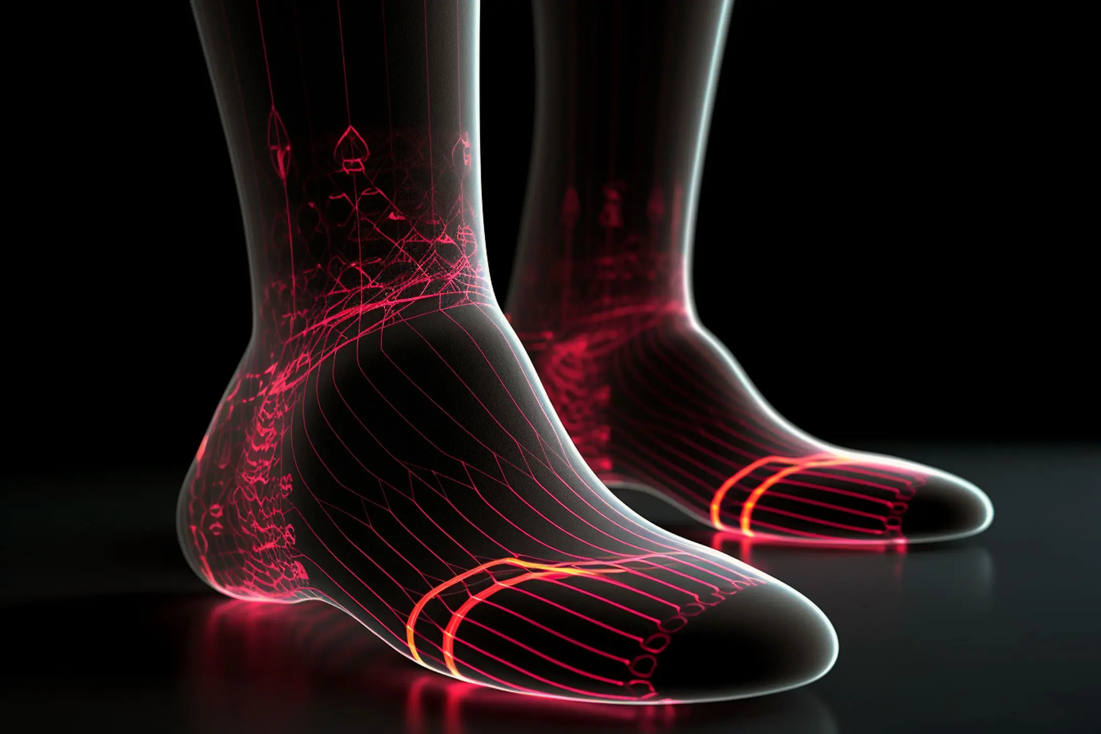 3d render of futuristic sock technology