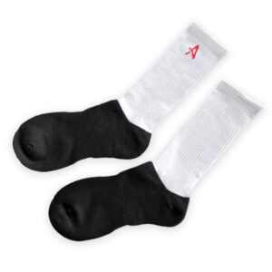 White-Top Mid-Length Socks